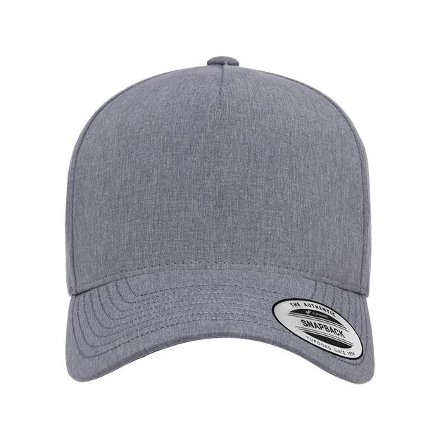 Five-Panel Snapback with Perforated Cap - Main Image