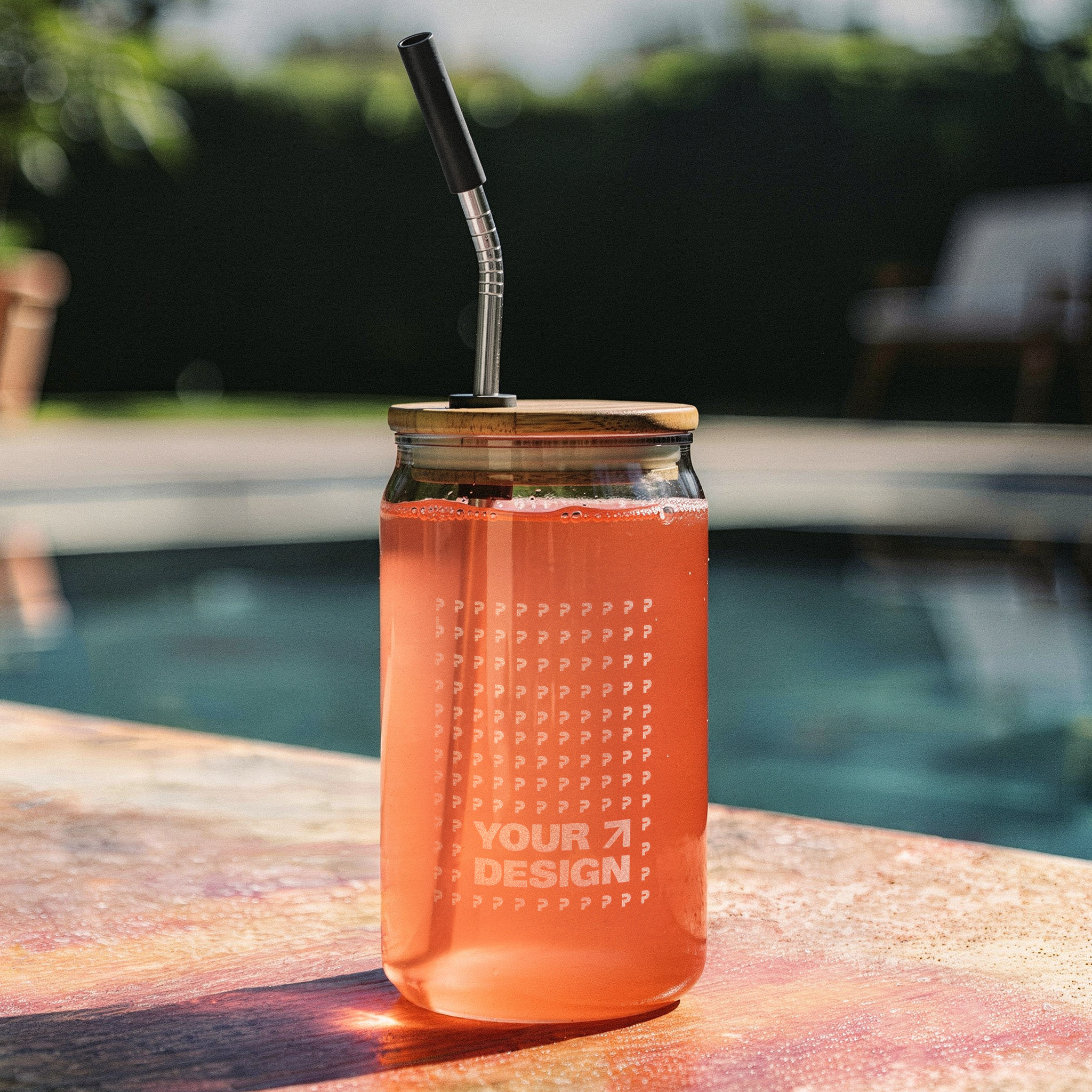 Can Glass with Lid, 16oz (Engraving) - Thumbnail Image
