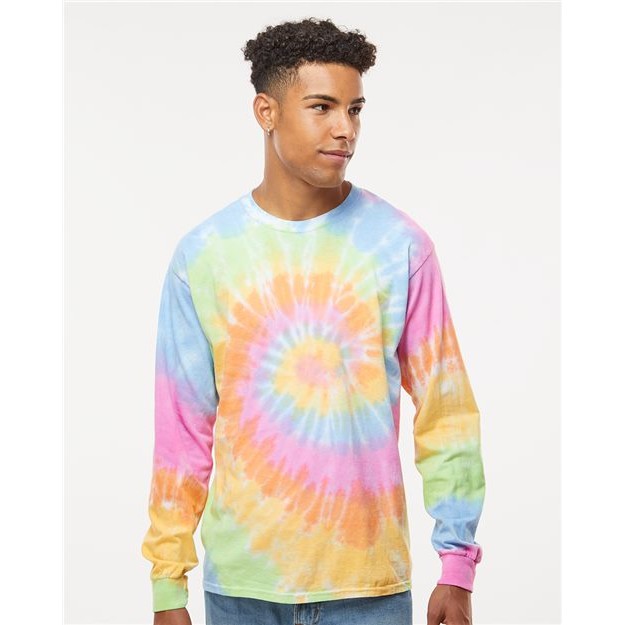 Unisex Tie-Dyed Long Sleeve T-Shirt - Main Image