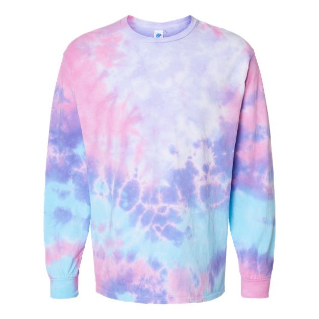 Unisex Tie-Dyed Long Sleeve T-Shirt - Thumbnail Image