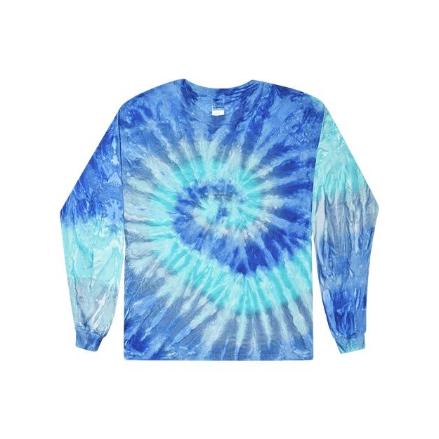 Unisex Tie-Dyed Long Sleeve T-Shirt - Thumbnail Image