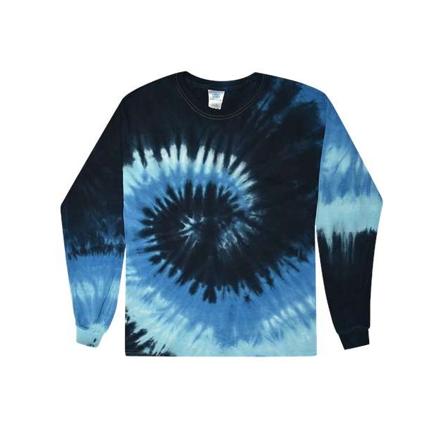 Unisex Tie-Dyed Long Sleeve T-Shirt - Thumbnail Image