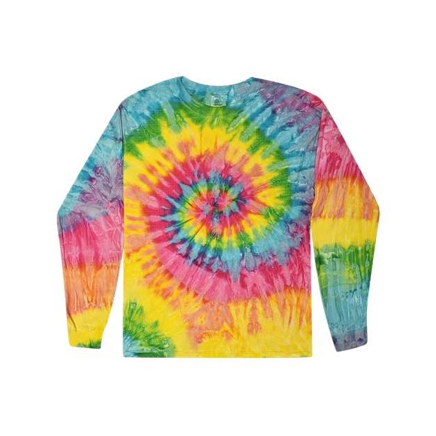 Unisex Tie-Dyed Long Sleeve T-Shirt - Thumbnail Image