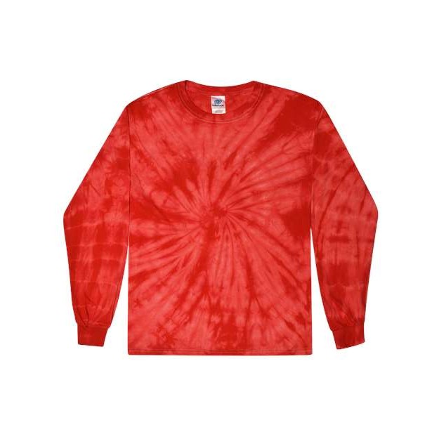 Unisex Tie-Dyed Long Sleeve T-Shirt - Thumbnail Image