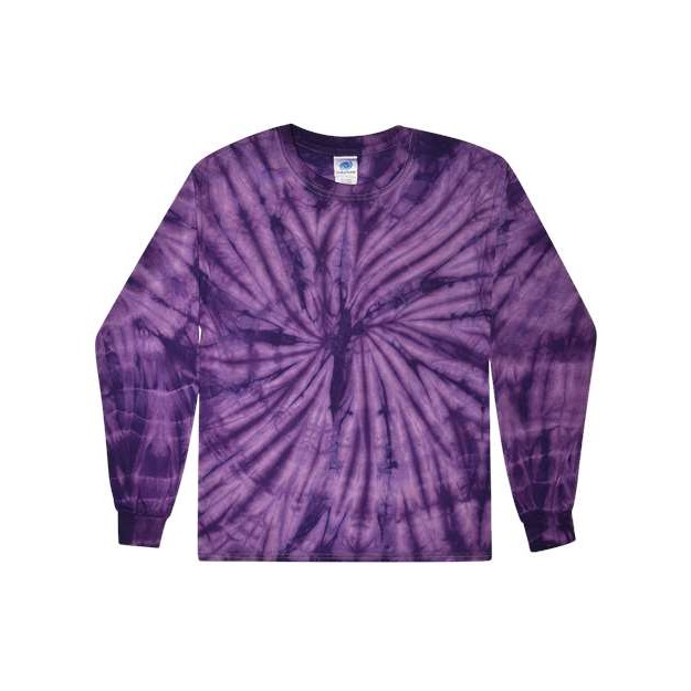 Unisex Tie-Dyed Long Sleeve T-Shirt - Thumbnail Image