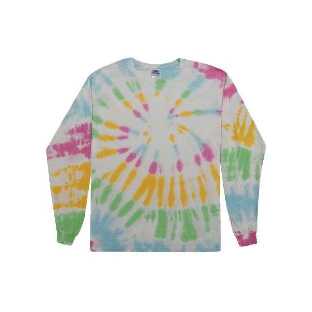 Unisex Tie-Dyed Long Sleeve T-Shirt - Thumbnail Image