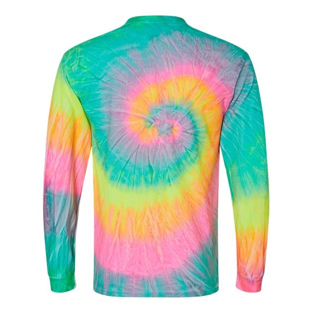 Unisex Tie-Dyed Long Sleeve T-Shirt - Thumbnail Image