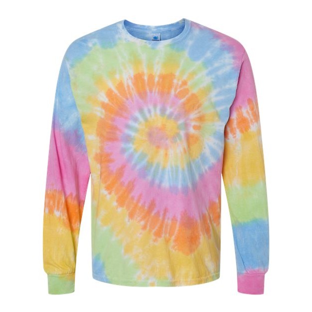 Unisex Tie-Dyed Long Sleeve T-Shirt - Thumbnail Image