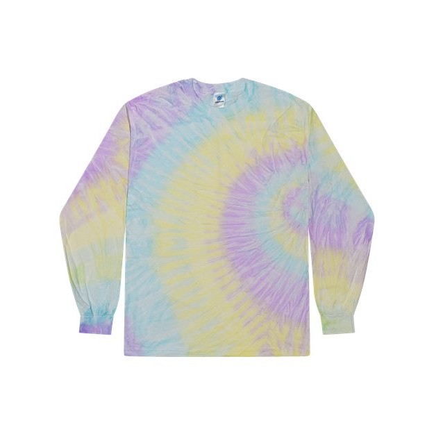 Unisex Tie-Dyed Long Sleeve T-Shirt - Thumbnail Image