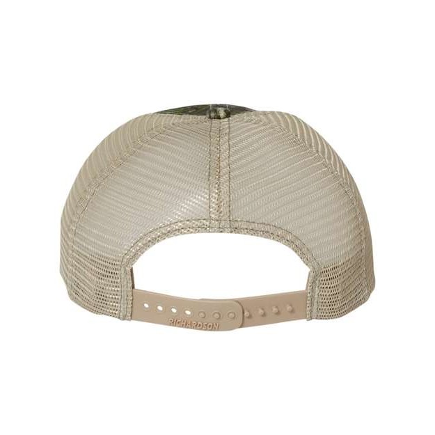 Garment Washed Printed Trucker Cap - Thumbnail Image