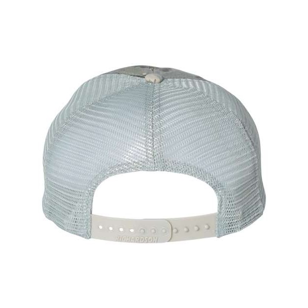 Garment Washed Printed Trucker Cap - Thumbnail Image
