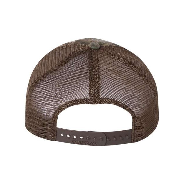 Garment Washed Printed Trucker Cap - Thumbnail Image