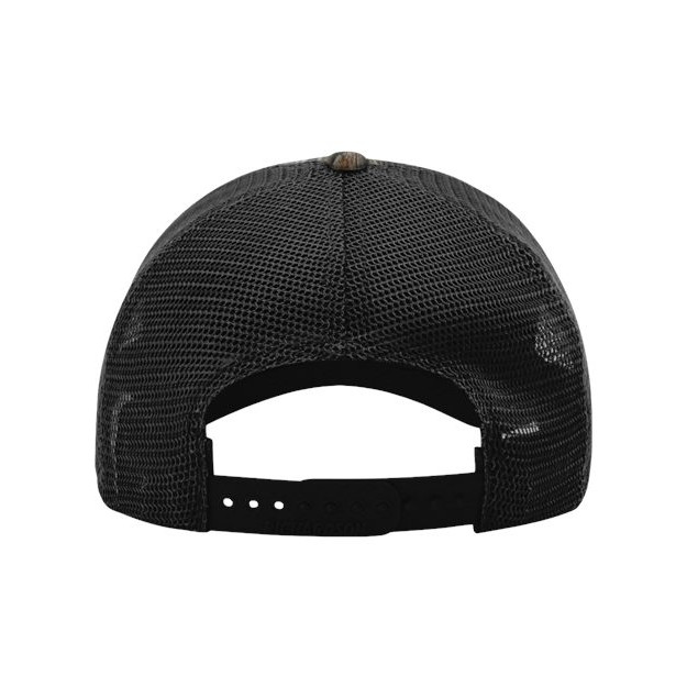 Garment Washed Printed Trucker Cap - Thumbnail Image