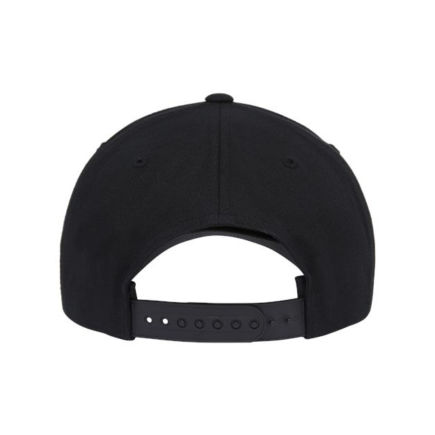 Retro Cotton Blend Snapback Cap - Thumbnail Image