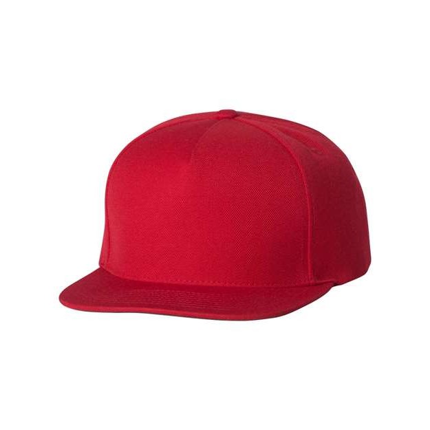 Premium Five-Panel Snapback Cap - Thumbnail Image