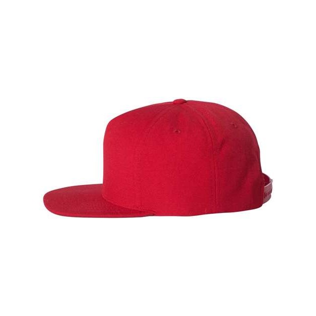 Premium Five-Panel Snapback Cap - Thumbnail Image