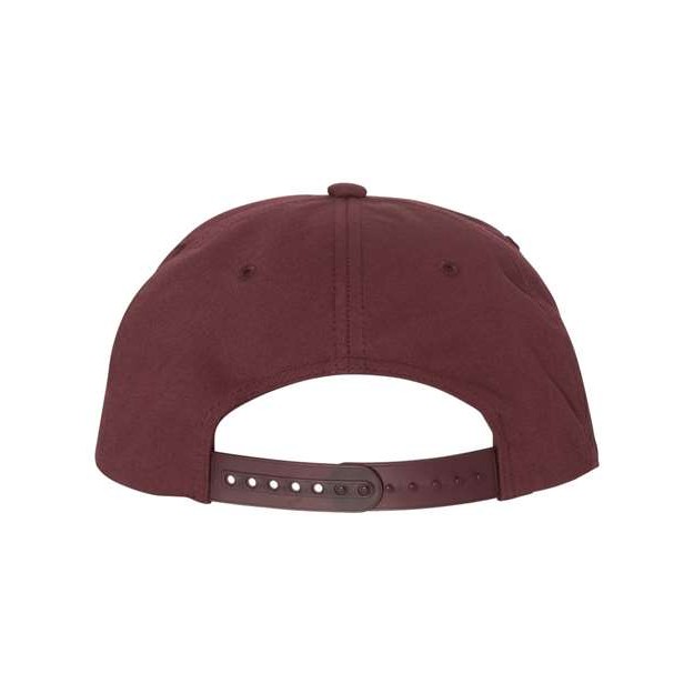 Lightly-Structured Five-Panel Snapback Cap - Thumbnail Image