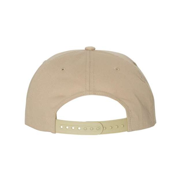 Lightly-Structured Five-Panel Snapback Cap - Thumbnail Image