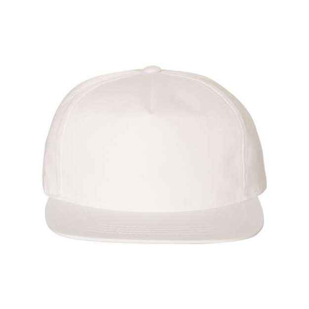 Lightly-Structured Five-Panel Snapback Cap - Thumbnail Image