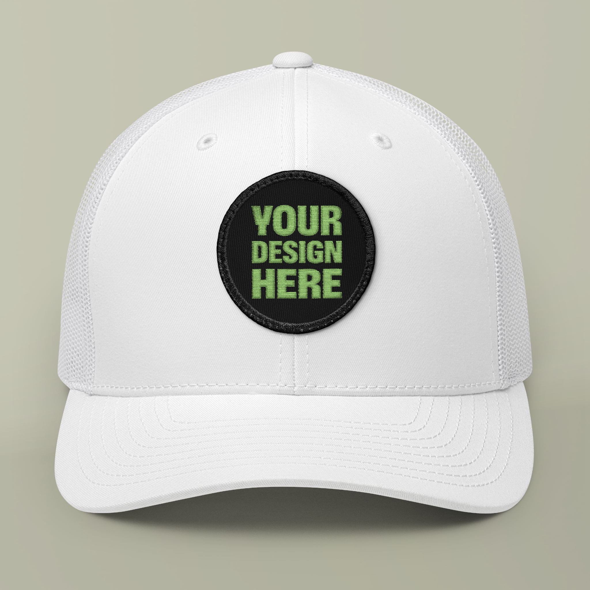 Snapback Trucker Cap with Patch (Embroidery) - Thumbnail Image