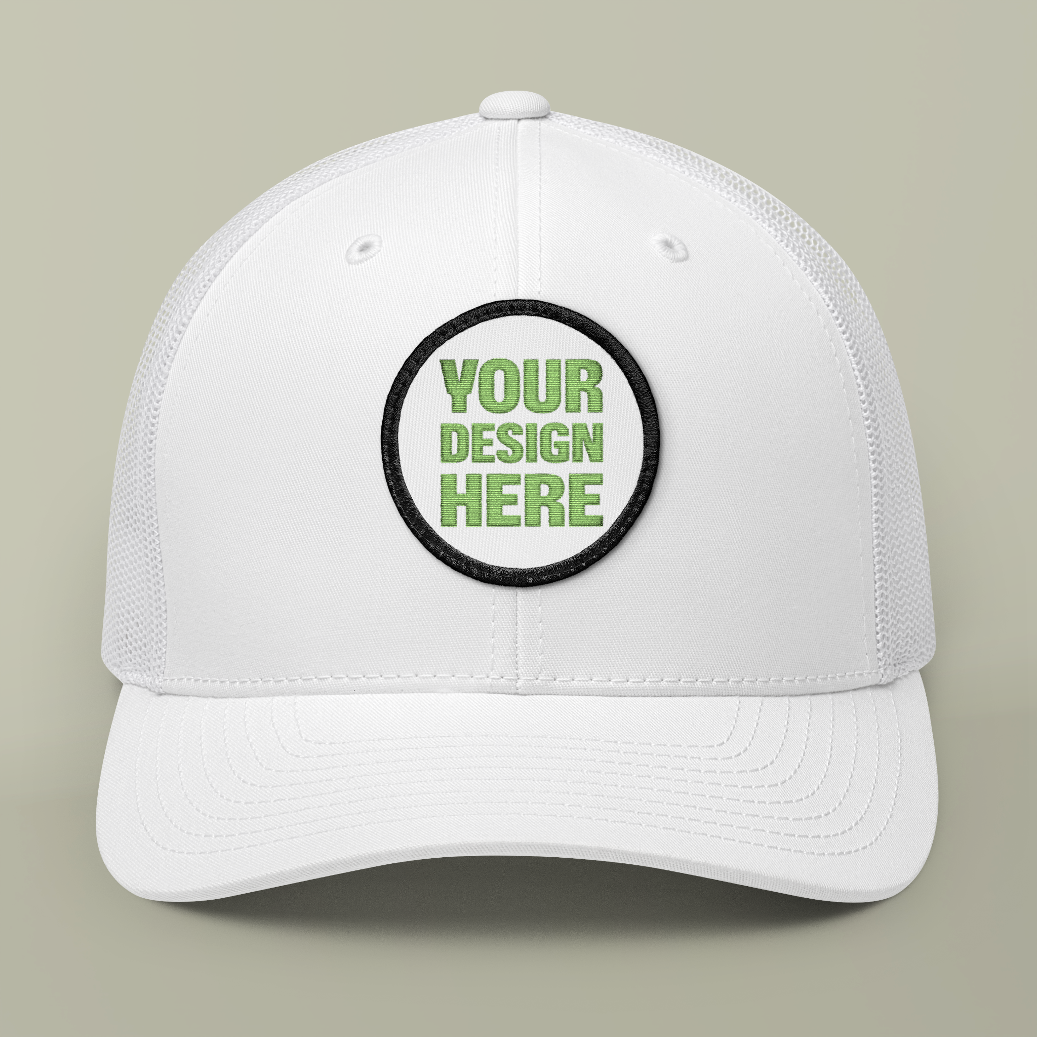 Snapback Trucker Cap with Patch (Embroidery) - Thumbnail Image