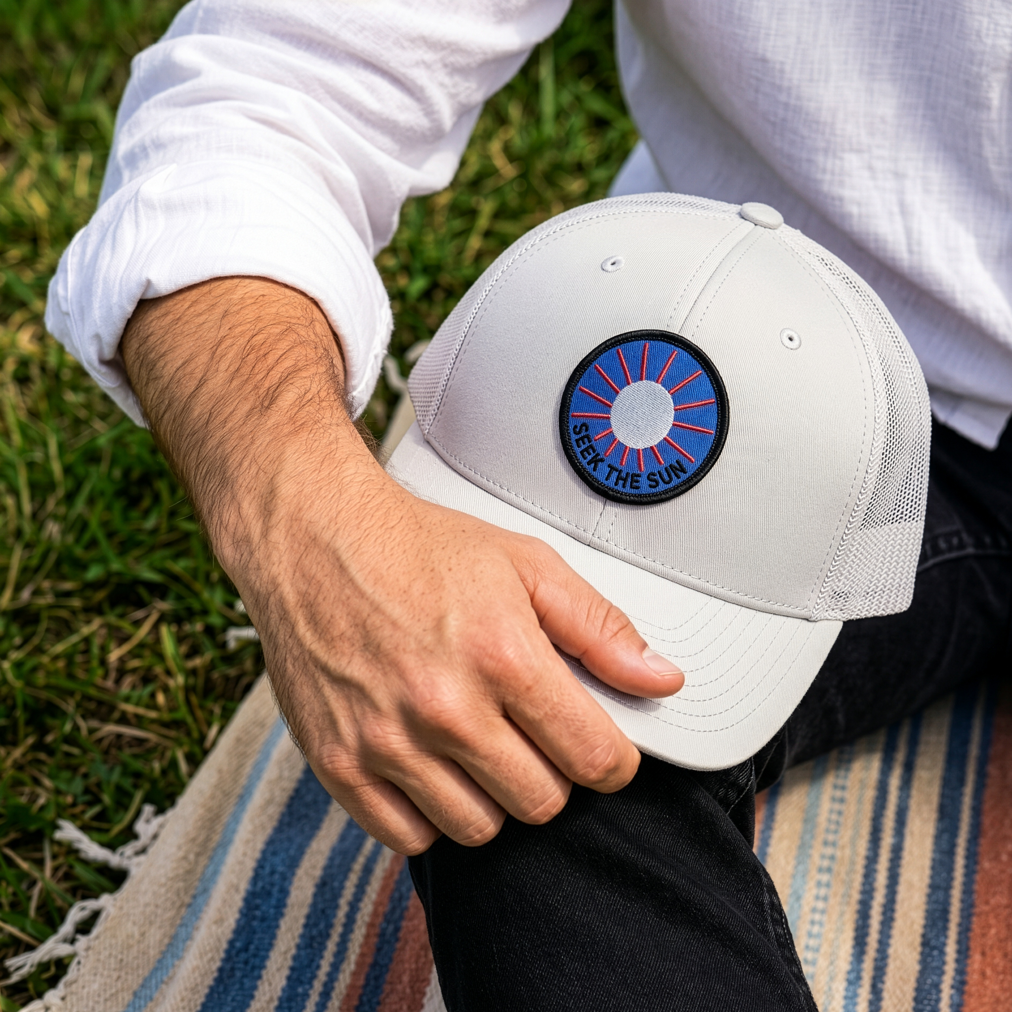 Snapback Trucker Cap with Patch (Embroidery) - Thumbnail Image