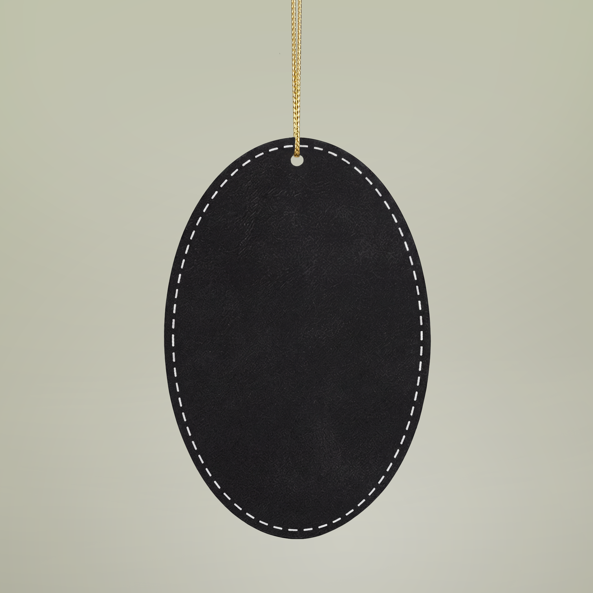 Leatherette Ornament, 3 Shapes (Engraving) - Main Image