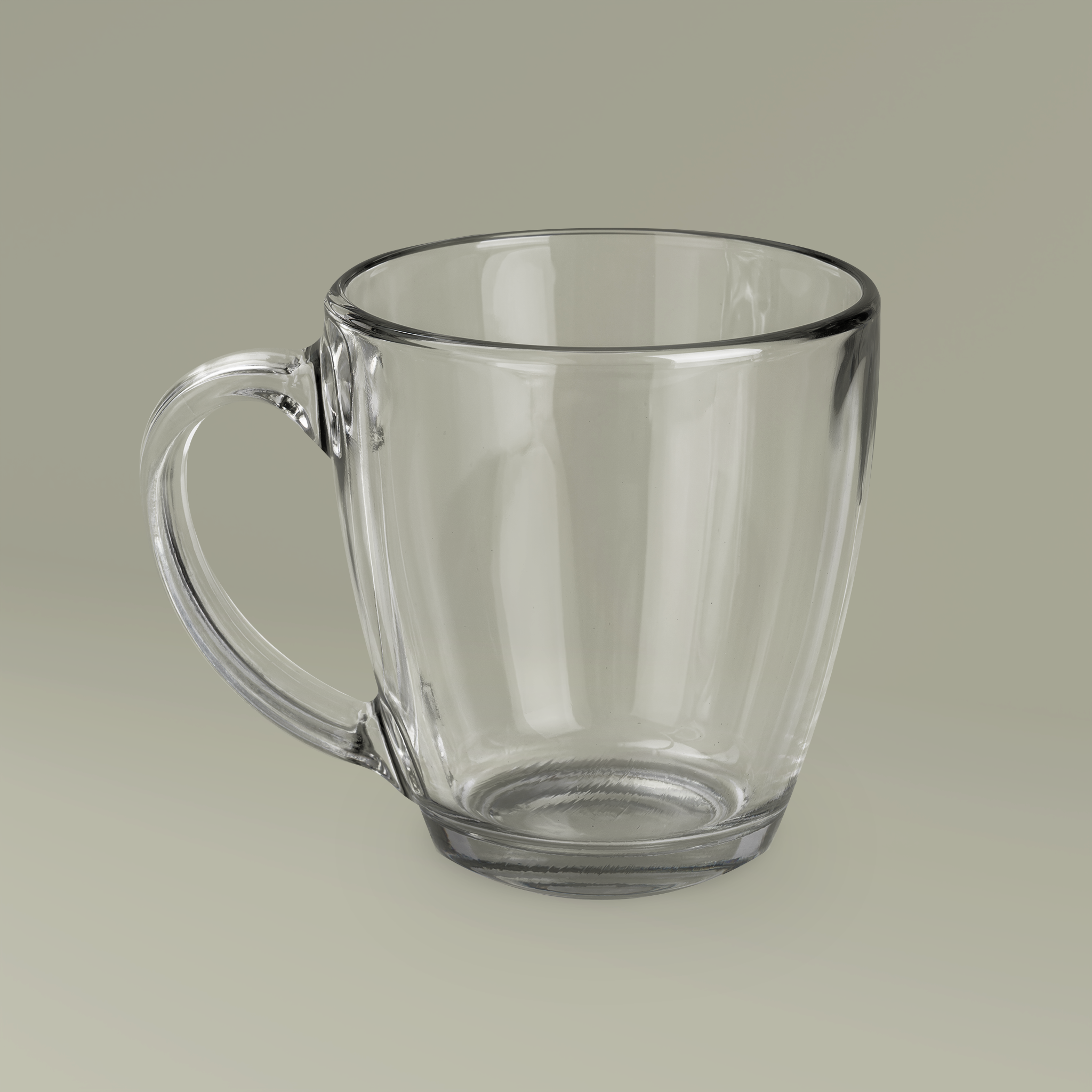 Tapered Glass Mug, 15.5 oz (Engraving)Design