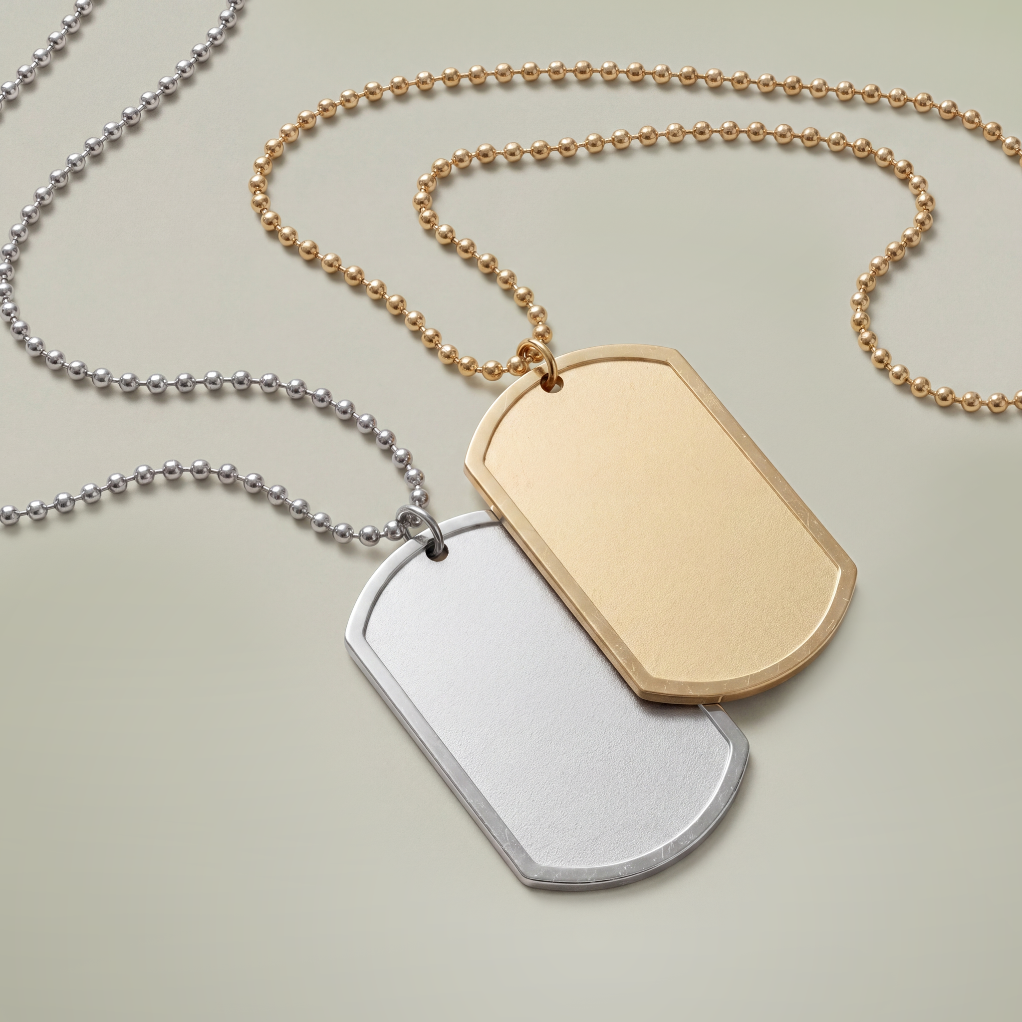 Dog Tag with Chain - Thumbnail Image