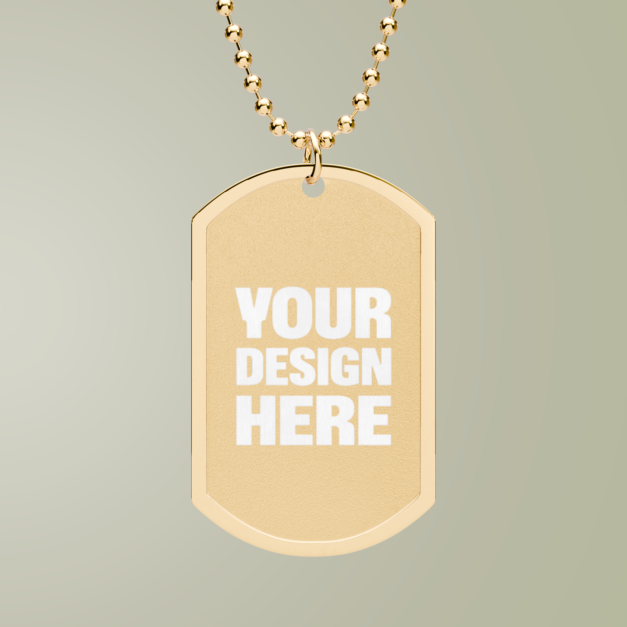Dog Tag with Chain - Thumbnail Image