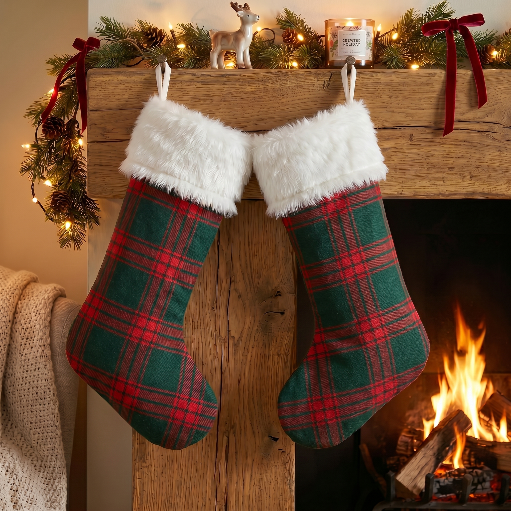 Christmas Stockings (Flannel) - Thumbnail Image
