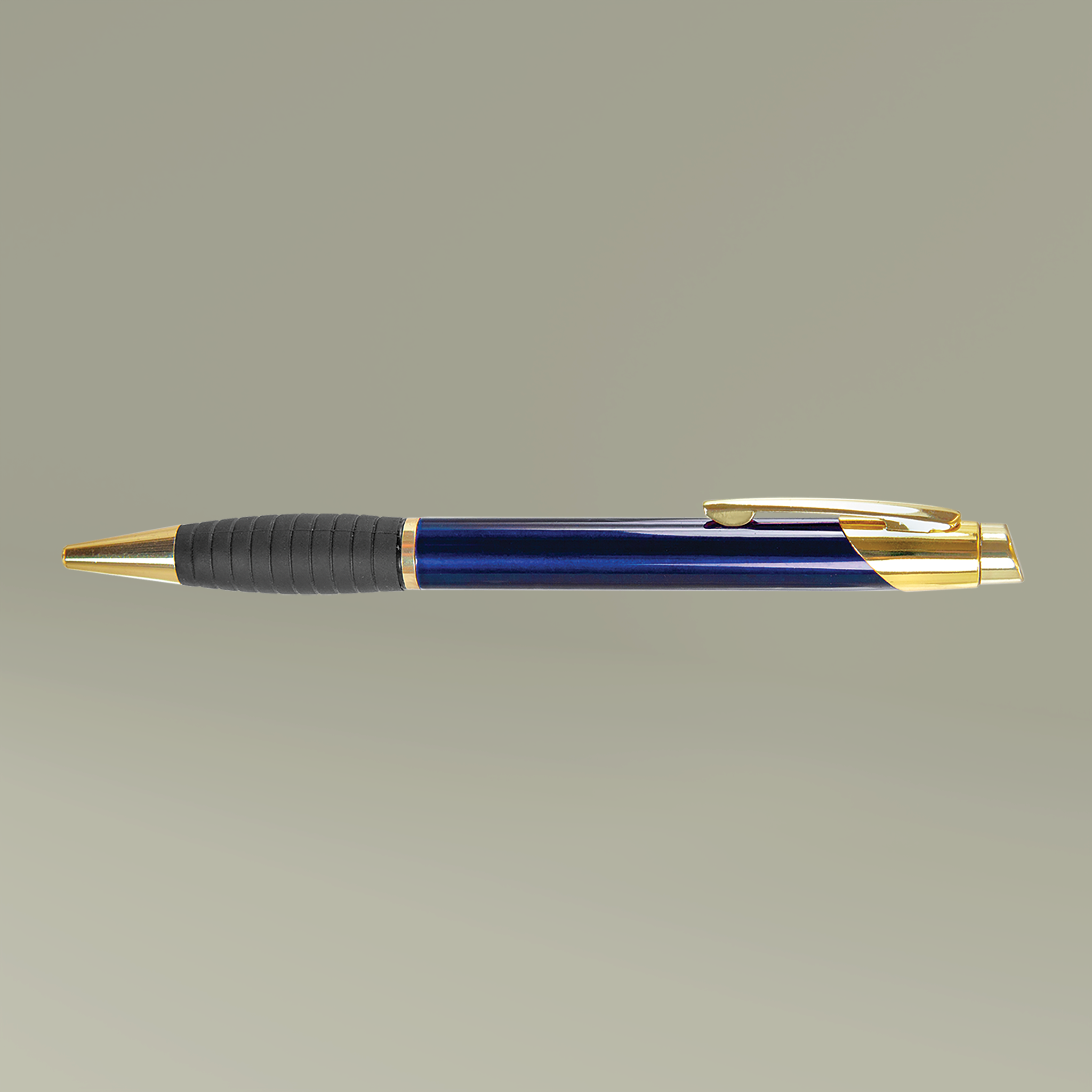 Brass Ballpoint Pen with Gripper (Engraving) - Thumbnail Image