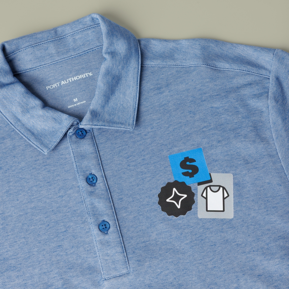 Port Authority® Fine Pique Blend Polo - Thumbnail Image