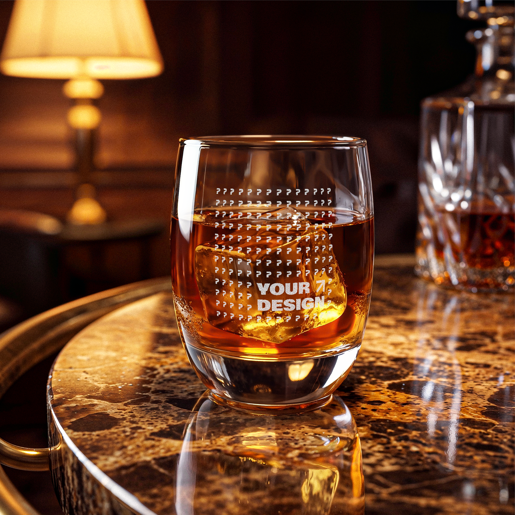 Whiskey Glass, 6oz (Engraving)