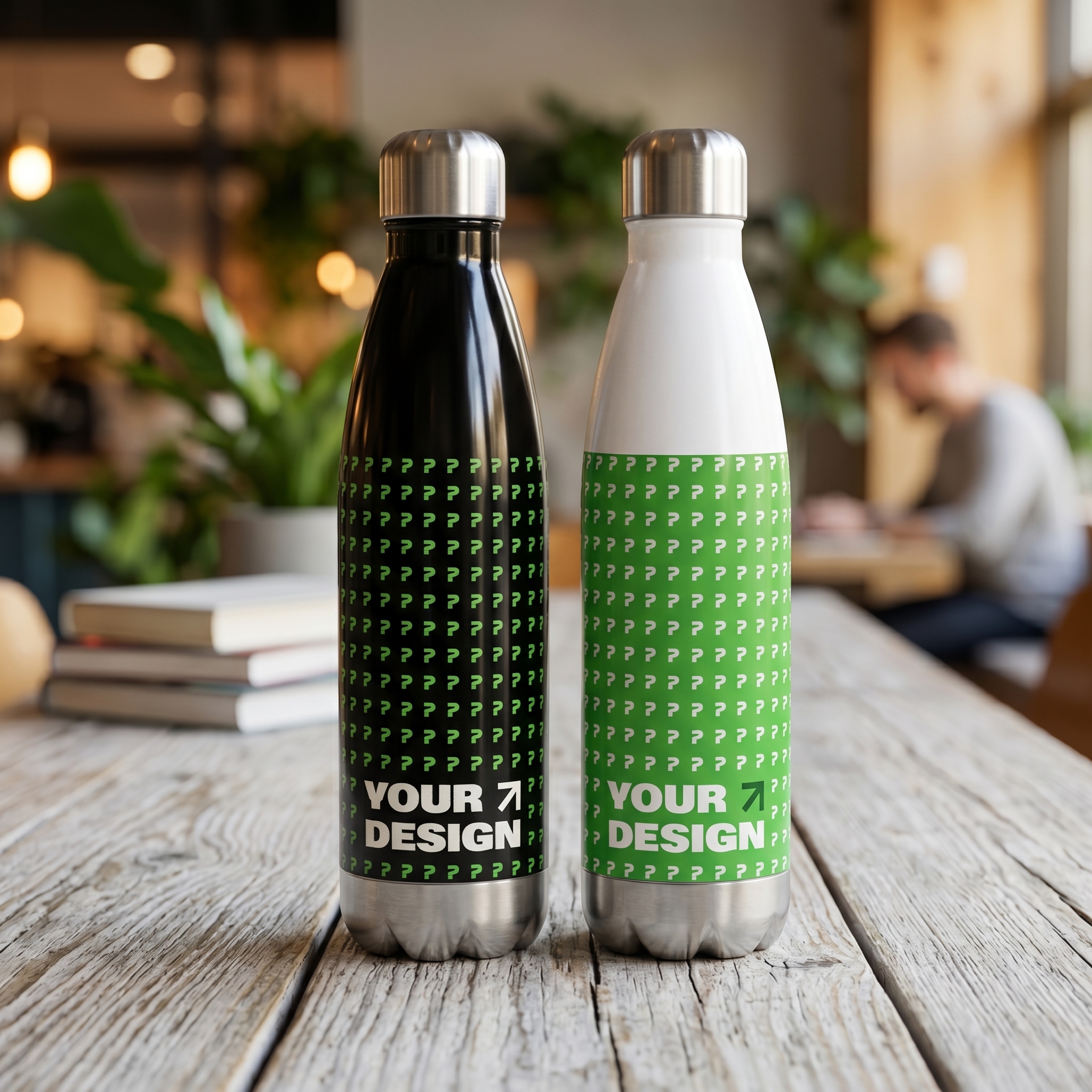 Stainless Steel Water Bottle, 17oz - Thumbnail Image