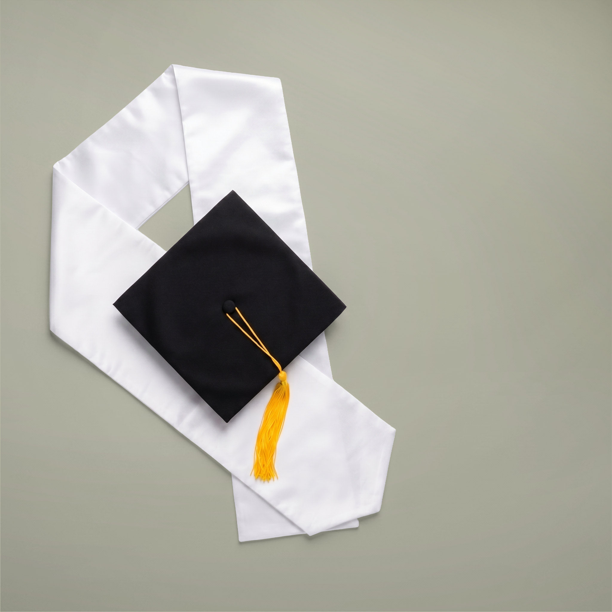 Satin-Poly Graduation Stole - Thumbnail Image