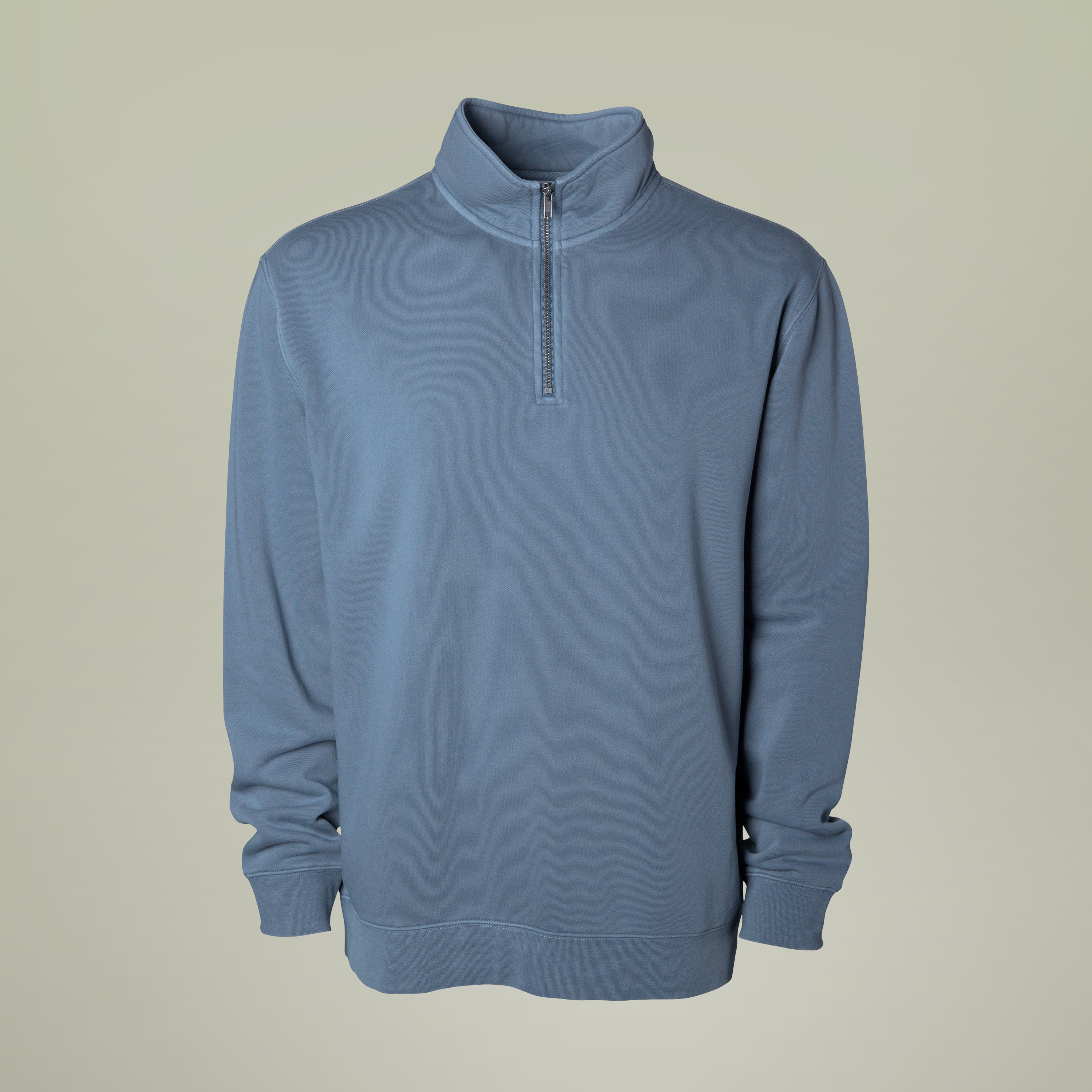 Unisex Pigment-Dyed Quarter-Zip Pullover - Thumbnail Image