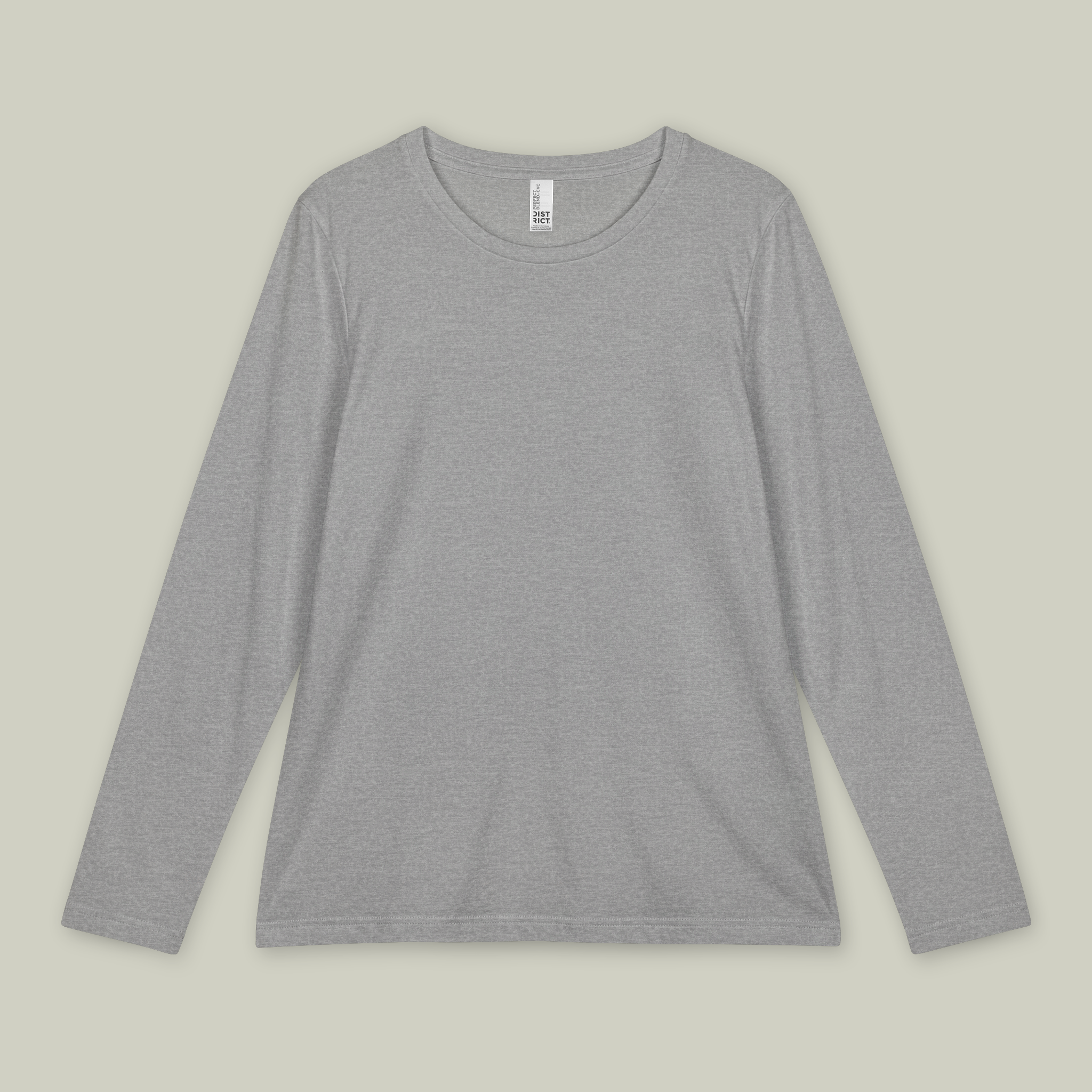 Women’s Perfect Blend® CVC Long Sleeve Tee - Main Image