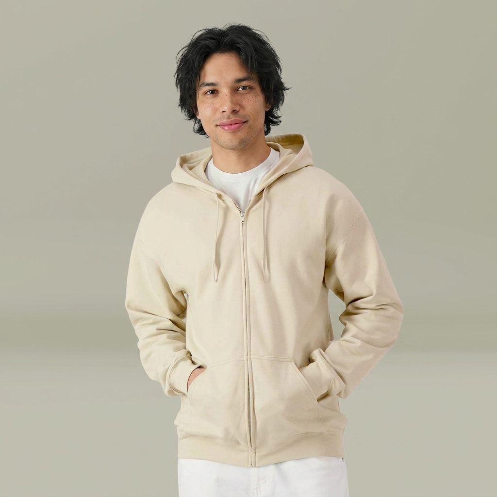 Unisex Softstyle® Full-Zip Hooded Sweatshirt - Thumbnail Image