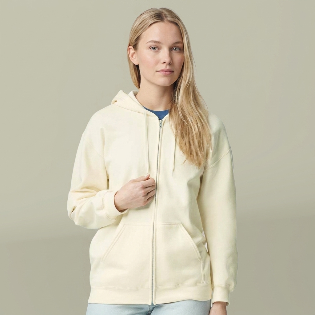 Unisex Softstyle® Full-Zip Hooded Sweatshirt - Main Image