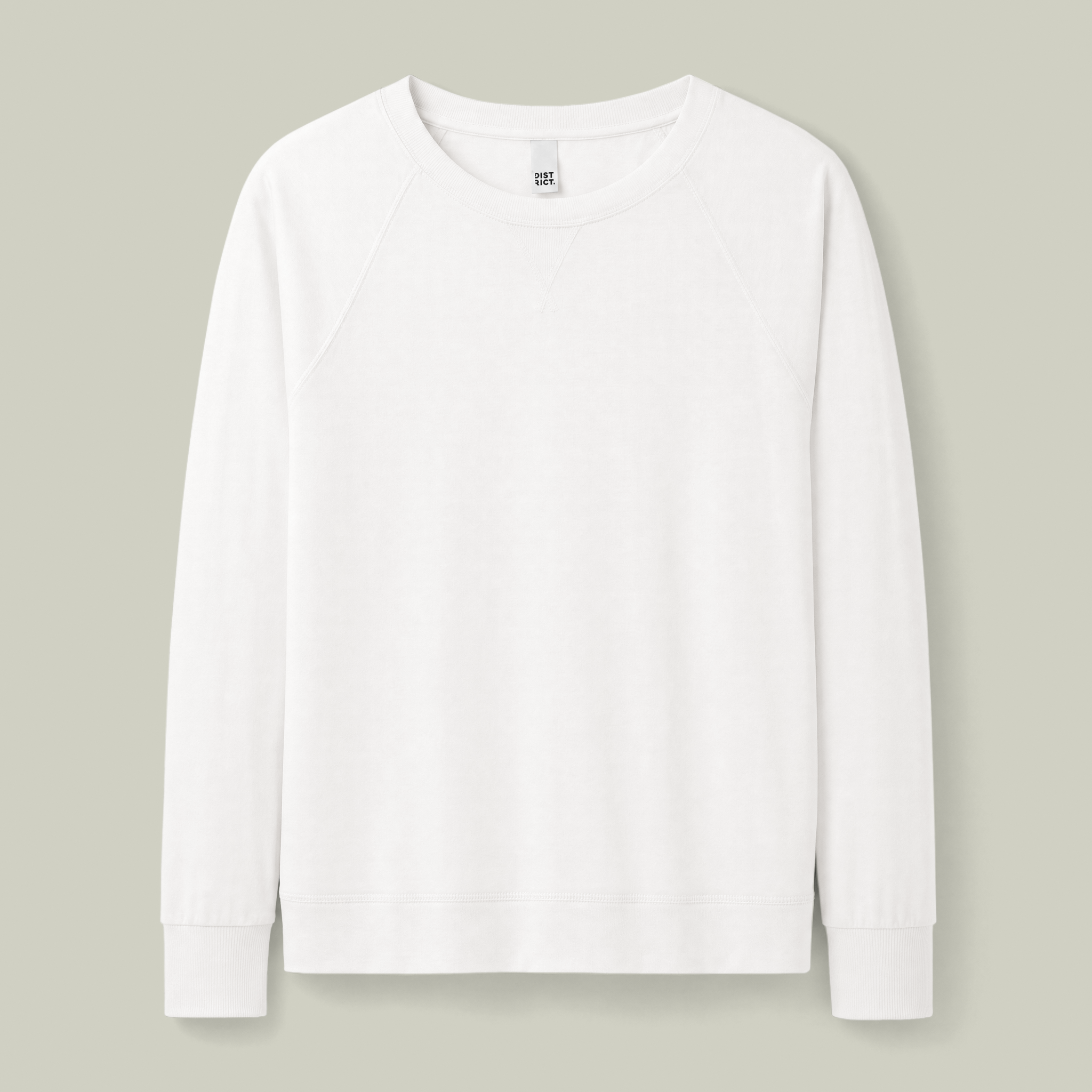 Women's Featherweight French Terry Long Sleeve Crewneck - Main Image