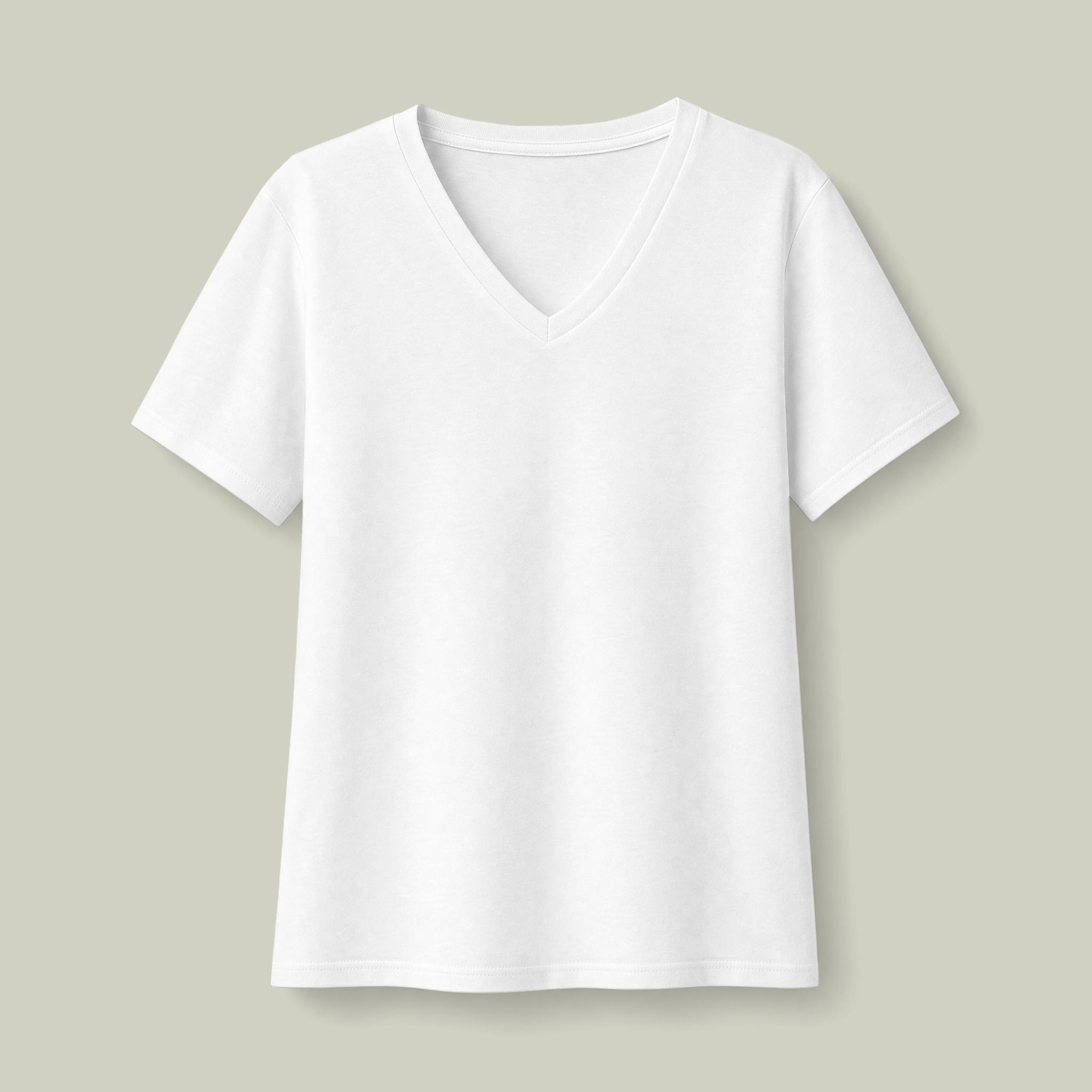 Women's Relaxed Jersey Short Sleeve V-Neck Tee - Main Image