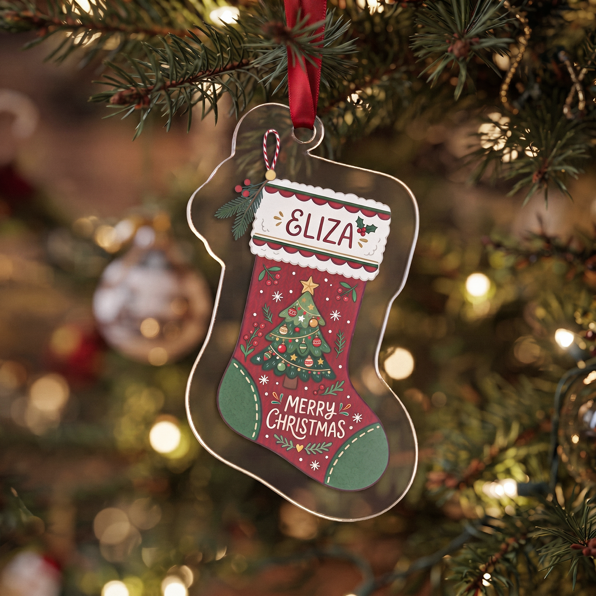 Custom Cut Acrylic Ornament - Thumbnail Image