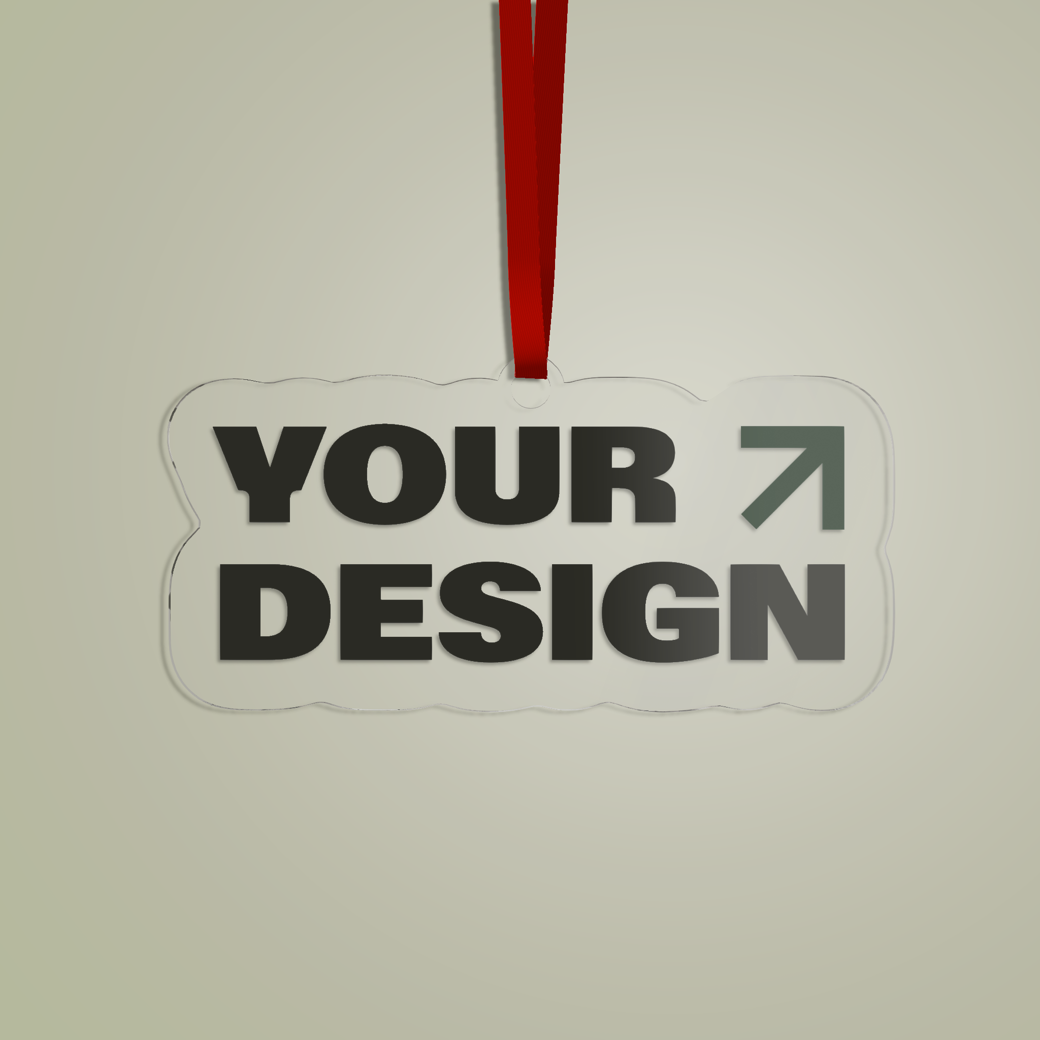 Custom Cut Acrylic Ornament - Thumbnail Image