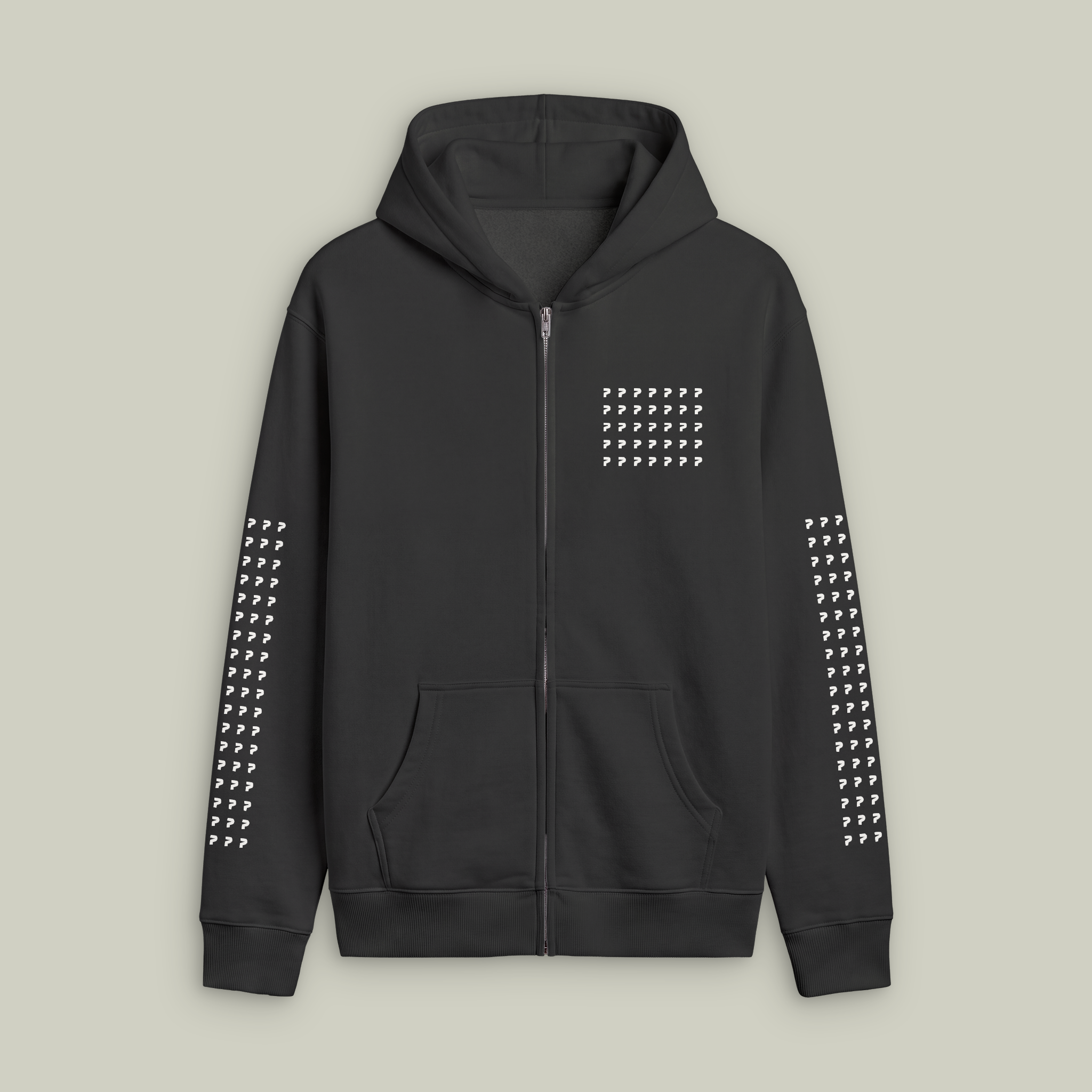 Unisex Relax Faded Zip Hood - Thumbnail Image