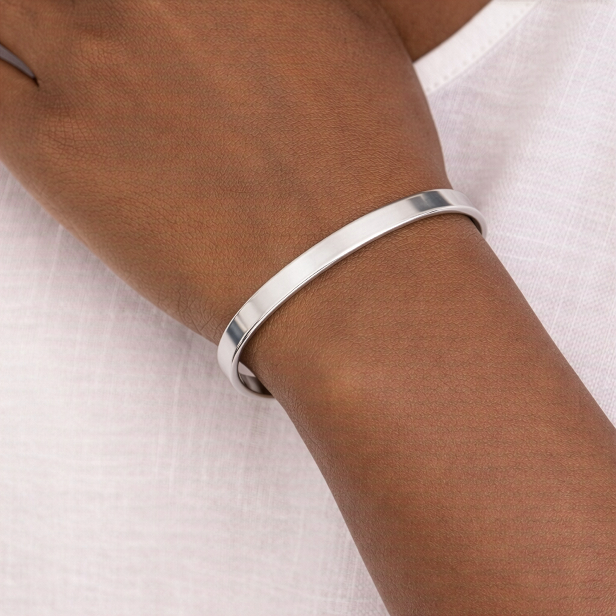 Bangle Cuff Bracelet (Engraving) - Thumbnail Image