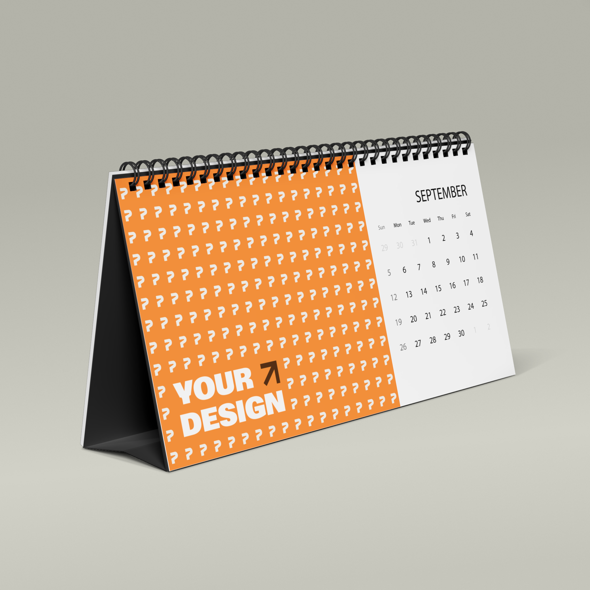 Desktop Calendar (2027 grid) - Thumbnail Image