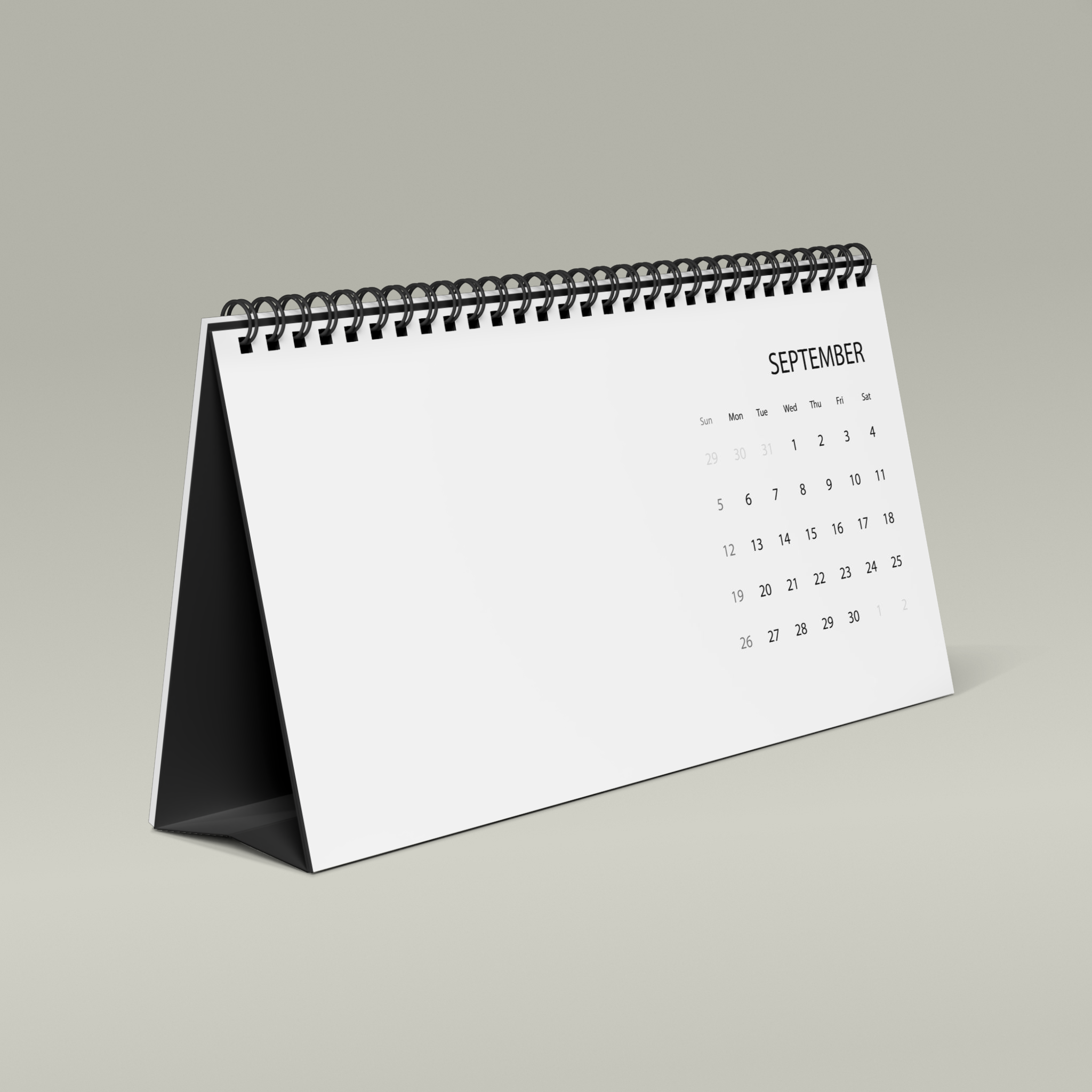 Desktop Calendar (2027 grid) - Main Image