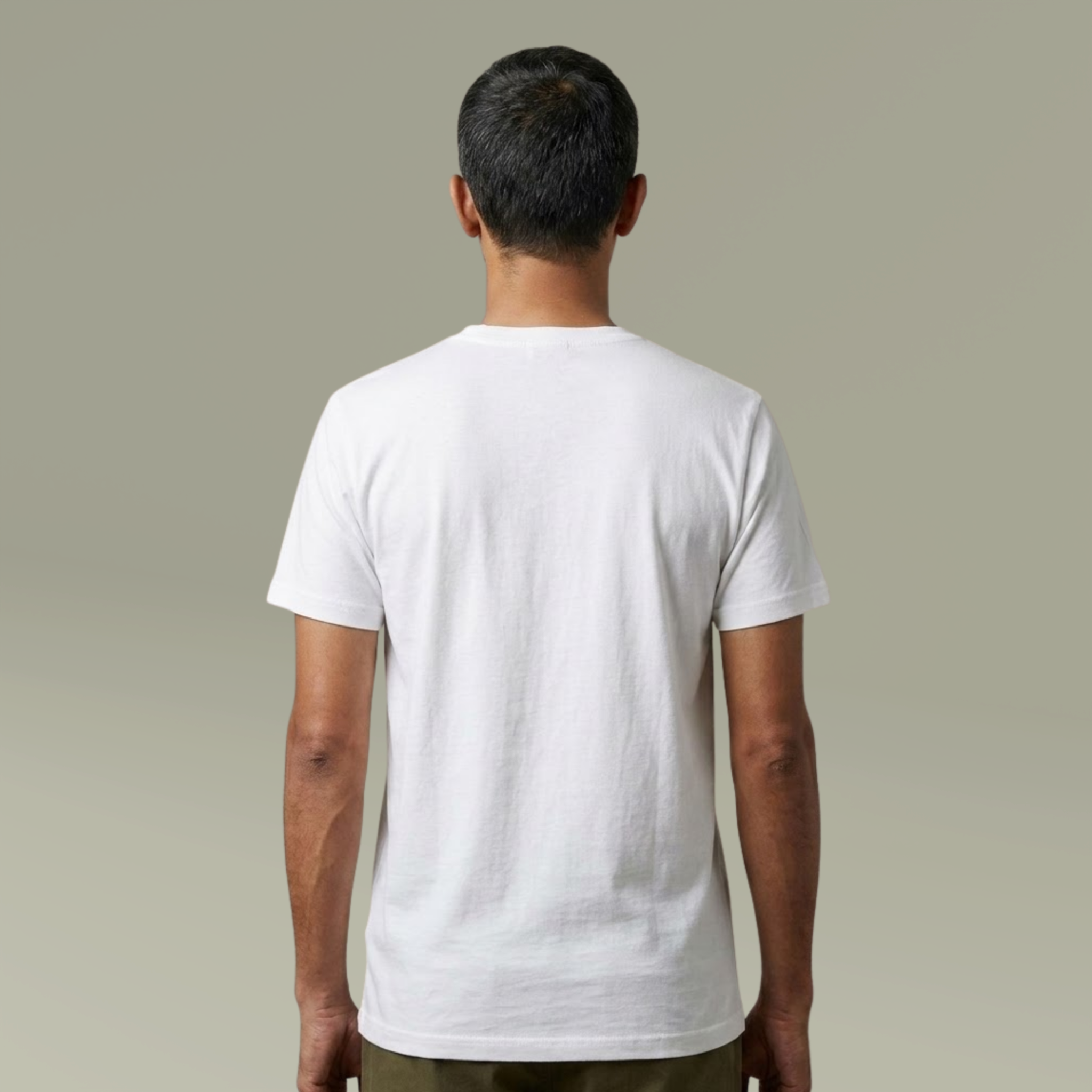 Cotton Crew Neck T-Shirt - Thumbnail Image