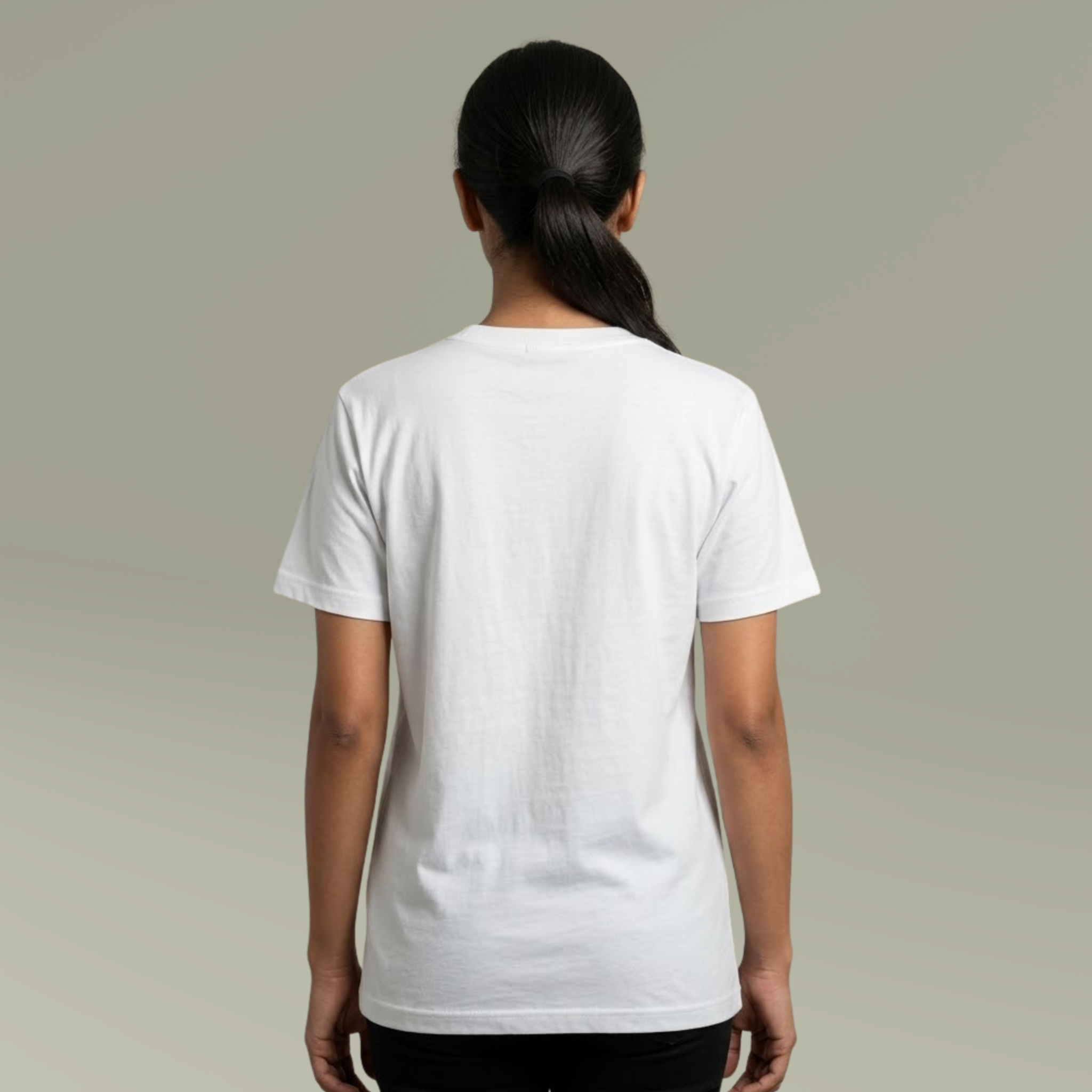 Cotton Crew Neck T-Shirt - Thumbnail Image